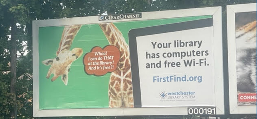 Westchester Library System PR Billboard