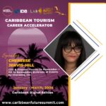 Photographed: Chereese Jervis-Hill (President & CEO) being recognized as the guest speaker for the Caribbean Tourism Career Accelerator Summit